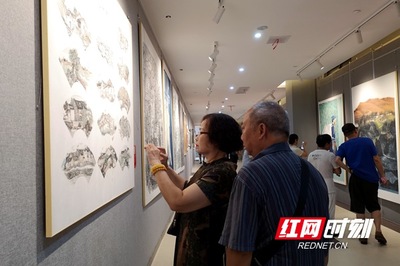 翰墨礼赞百年征程，“画说邵阳”双展华彩启幕